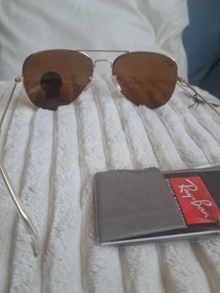 Gafas de sol Ray-Ban Aviator Marrones y Doradas