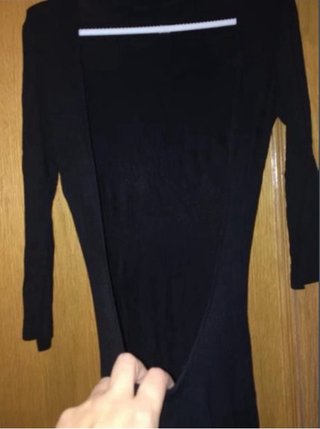 Vestido fiesta midi negro (1)