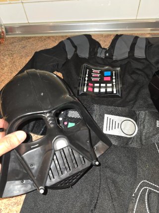 Disfraz Darth Vader niño Talla 7-8.