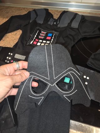 Disfraz Darth Vader niño Talla 7-8.