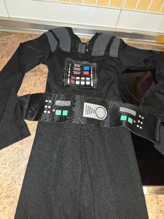 Disfraz Darth Vader niño Talla 7-8.