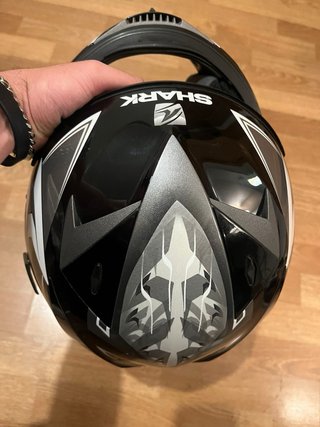 Casco Shark Moto Negro