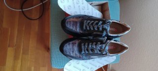 Zapatos negros y grises talla 40