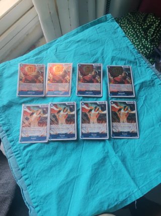 4 Sakazuki y 4 Kuzan One Piece TCG Cartas