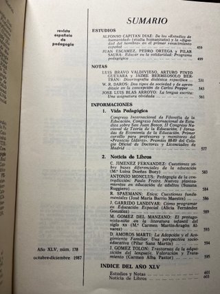 Revista Española de Pedagogía CSIC