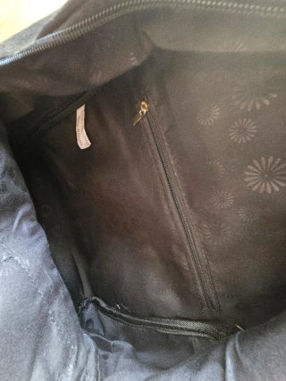 Mochila Pepa Limón antelina negra