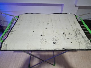 Juego de 2 alfombras negras para dormitorio