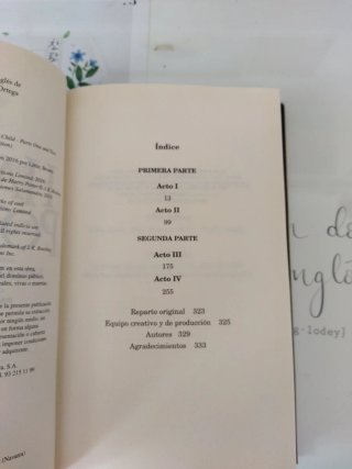 Harry Potter y el legado maldito Partes uno y dos