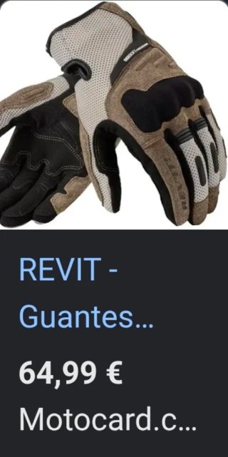 Usados 30 minutos Guantes Moto REV'IT! Talla M