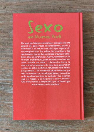 LIBRO SEXO EN NUEVA YORK A ESTRENAR