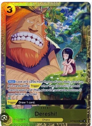 Carta Dereshi! Ohara OP09-117 One Piece