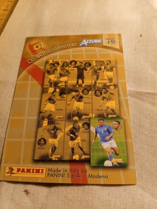 Cartolina Calciatore Italia Azzurri