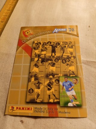 Cartolina Calciatore Italia Azzurri