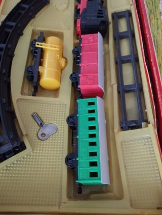2 Trenes Mecánicos Antiguos Geyper