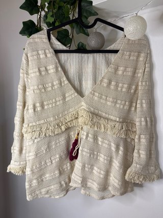 Lote 3 Blusas Boho Zara Talla M