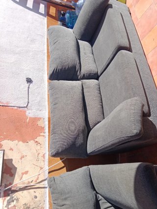 Conjunto de sillones grises