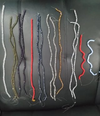 Lote abalorios y accesorios para manualidades