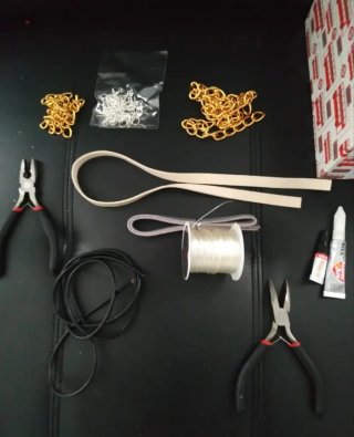 Lote abalorios y accesorios para manualidades