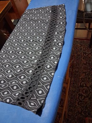 Vestitino estivo fantasia nero e bianco