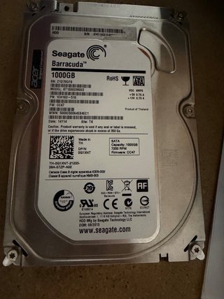 2 Discos Duros Seagate Barracuda 1TB