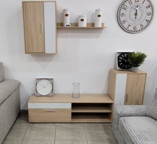 Mueble- Salón 4 Piezas –Ideal para pisos pequeños