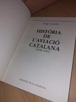 LLIBRE - Història de l'aviació catalana - CATALÀ