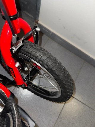 Bicicleta Infantil 16" Roja