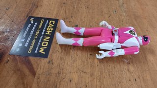 BANDAI 93, ANTIGUO MUÑECO POWER RANGER COLOR ROSA