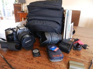 Canon EOS 300D + Lentes EF-S 18-55 y Tamron