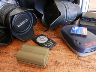 Canon EOS 300D + Lentes EF-S 18-55 y Tamron