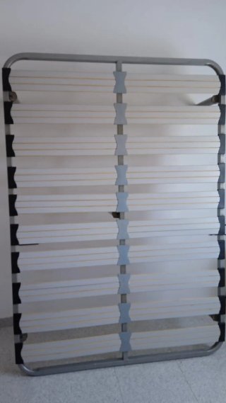Somier Matrimonio Madera y Metal