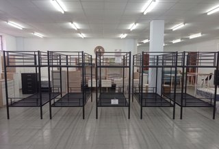 Lettini metallici neri - spedizione gratuita