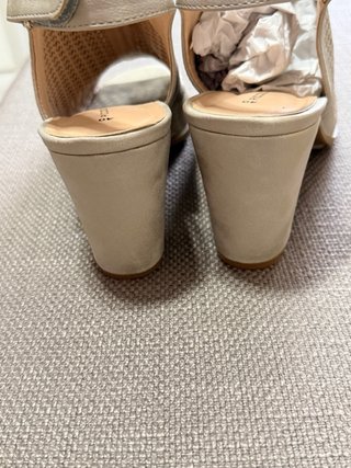Sandalias Piccola Talla 40 Beige Doradas