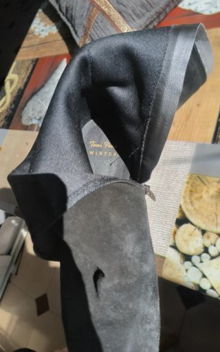 Botas altas piel Toni Pons negras
