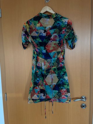 Túnica/Vestido Multicolor Doble Capa