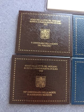 Lote 5 Monedas Vaticano Conmemorativas Euro