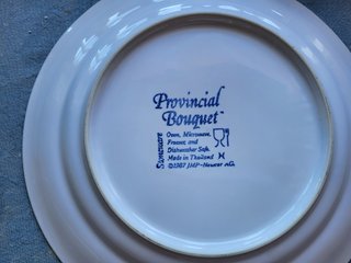 Conjunto Pratos Provincial Bouquet