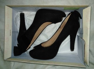 Botines de cuero real y tacones en piel de ante 36