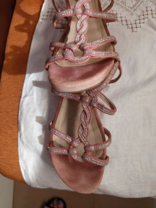 Sandalias Alma en Pena Mujer Rosa y Plata