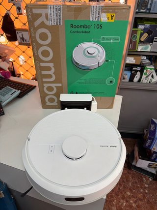 Robot Aspirador y Friegasuelos Roomba 105 Combo