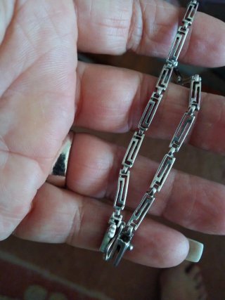Pulsera de plata auténtica