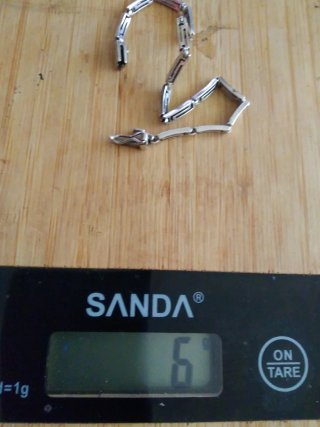 Pulsera de plata auténtica