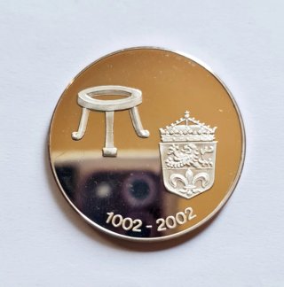 Medalla 1000 Años Bessungen Plata Pura