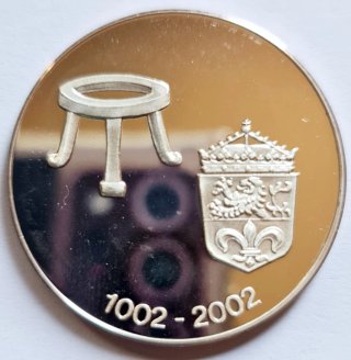 Medalla 1000 Años Bessungen Plata Pura