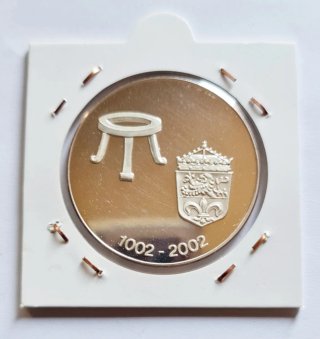 Medalla 1000 Años Bessungen Plata Pura