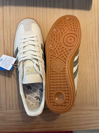 Adidas Handball Spezial verde oscuro y Blancas