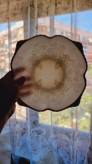 Plato Vintage Indiana Glass Dorado