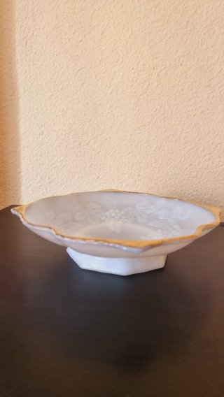 Plato Vintage Indiana Glass Dorado