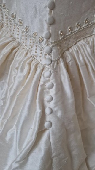 Vestido de novia de seda