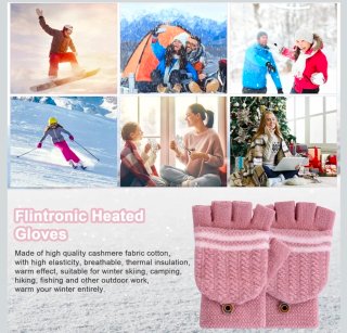 Guantes Calefactables USB Flintronic Rosas